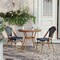 Flash Furniture Bordeaux French Bistro 31.5in. Tbl, Nvy and Wht PE Rattan, Glss Top w/2 Stck Chairs - Natural Frme SDA-AD641012-80-2001-NVYWH-NAT-GG - alternate 9